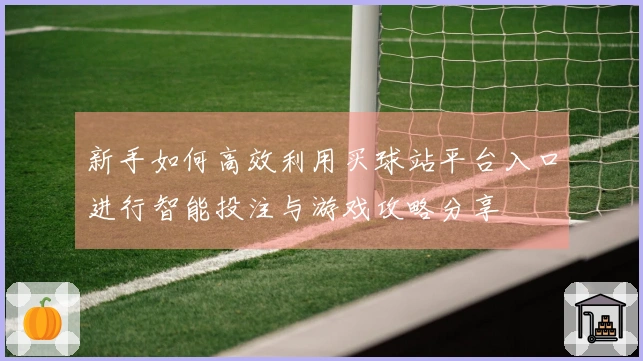 新手如何高效利用买球站平台入口进行智能投注与游戏攻略分享